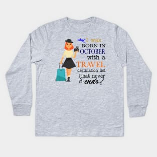 October Kids Long Sleeve T-Shirt